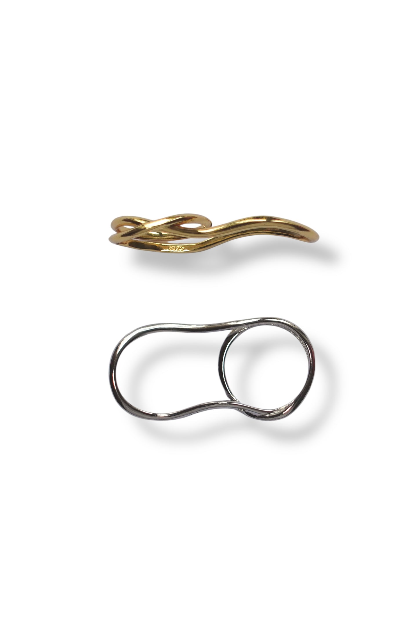 Twist Double Ring